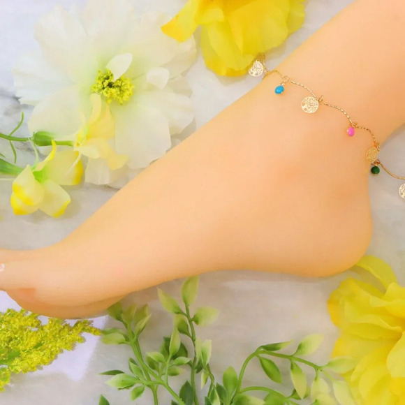 Minimalist Anklet, Sleek & Modern Design, Women’s Fashion, YC110151-A - Picture 3 of 10